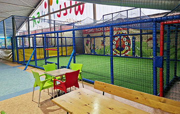 Indoor Fußballfeld